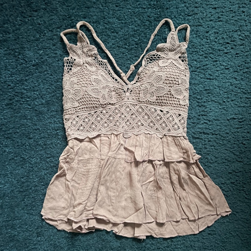 Layered Lace Top